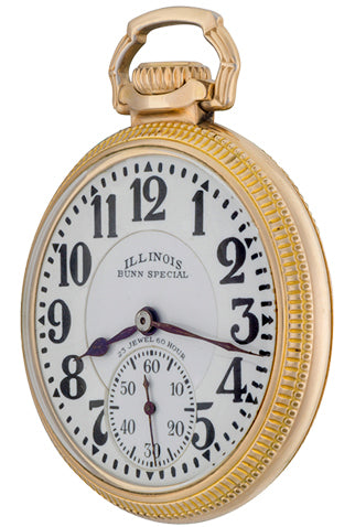 ILLINOIS 163A ELINVAR BUNN SPECIAL 23 JEWEL 60 HOUR Premium Watches  2982