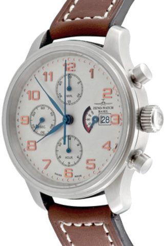 ZENO-WATCH BASEL NEW PILOT CLASSIC TRI-COMPAX POWER RESERVE Premium Watches  3152