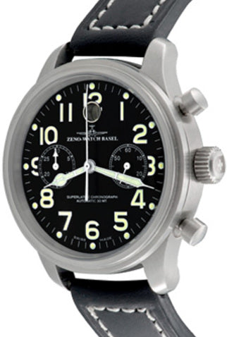 ZENO-WATCH BASEL NEW PILOT CLASSIC BI-COMPAX HORIZONTAL Premium Watches  3149