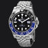 Rolex GMT-Master II GMT Black Dial Batman Bezel Men's Watch